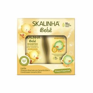 Kit Skalinha Shampoo e Condicionador Camomila 200ml