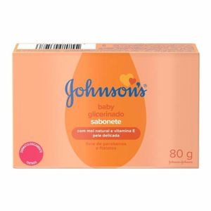Sabonete em Barra Johnson’s Baby Glicerinado 80g