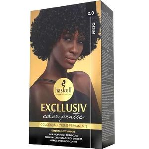 Kit Coloracao Excllusiv Color Pratic Preto 2.0 Haskell
