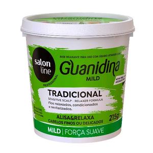 Creme Relaxante Salon Line Guanidina Mild Tradicional Suave 215g