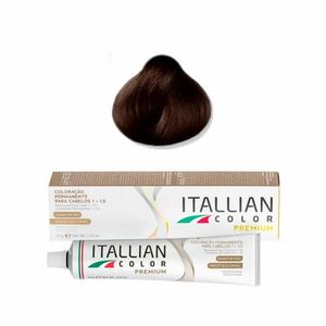 Coloração Itallian Color Professional 5.5 Castanho Claro Mogno Premium 60g