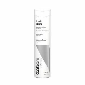 Máscara Matizadora Cinza (Platinado) UnikBlond Gaboni 280ml