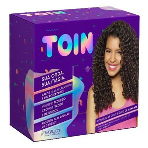Kit Creme de Relaxamento e Encacheamento AmaciHair Toin