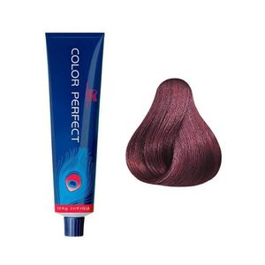 Coloração Wella Color Perfect 55/46 Castanho Claro Intenso Vermelho Violeta