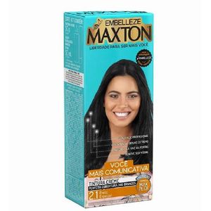 Tinta de Cabelo Maxton 2.1 Preto Especial