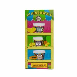 Kit Lola Feira Cronolola Hidratação + Reconstrução + Nutrição 300g