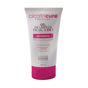 Gel De Limpeza Facial 3 Em 1 Cicatricure Porcelana Antimarcas 150ml