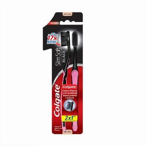 Escova Dental Colgate Slim Soft Black L2P1