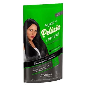 Alisante Henê Pelúcia Morena Desejada Preto Carvão Pouch 180g
