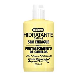 Creme de Pentear Gota Dourada Hidratante Fortalecimento de Cabelos 320ml