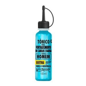 Tônico Capilar Gota Dourada Fortalecimento de Cabelos e Barba Homem 100ml
