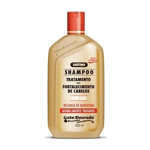 Shampoo Gota Dourada Fortalecimento Quimicamente Tratados 430ml