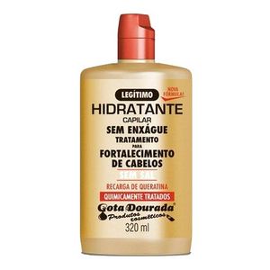 Creme de Pentear Gota Dourada Hidratante Quimicamente Tratados 320ml