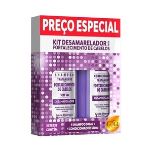 Kit Gota Dourada Desamarelador Shampoo + Condicionador 300ml