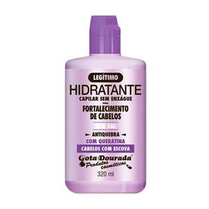 Creme de Pentear Gota Dourada Hidratante Anti Quebra Queratina 320ml