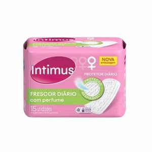 Protetor Diário Intimus Frescor Diário com Prfume de Aloe Vera - Sem Abas - 15 unidades