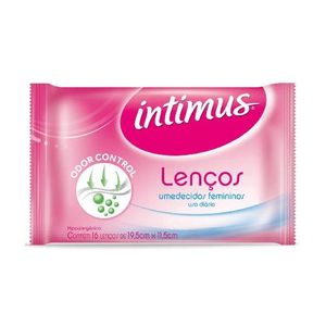 Lenços Umedecidos Intimus Defesa Natural 16 Unidades