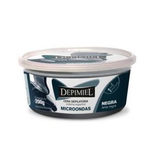 Cera Depilatória Depimiel Negra Para Micro-ondas 200g