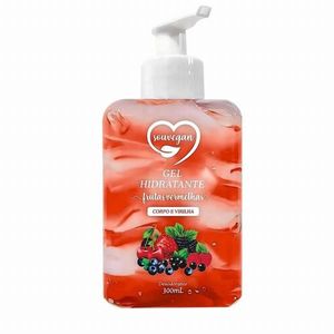 Gel Hidratante SouVegan Frutas Vermelhas Corpo e Virilhas 300ml