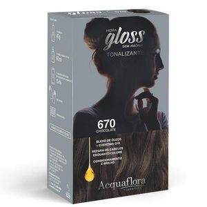 Kit Tonalizante Acquaflora Hidra Gloss Chocolate 670