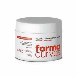Gelatina Modeladora de Cachos Definição Intensa Forma Curvas Acquaflora 500g