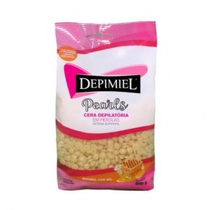 Cera Depilatória Depimiel em Pérolas Natural 500g