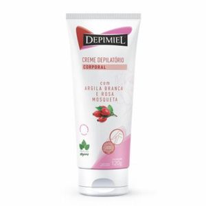 Creme Depilatório Depimiel Corporal Argila Branca E Rosa Mosqueta 120g