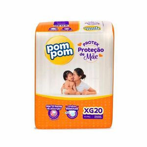 Fralda Pom Pom Derma Protek Jumbo XG 20 Unidades