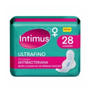 Absorvente Intimus Ultrafino Com Abas 28 Unidades