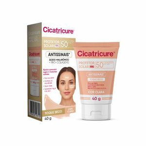 Protetor Solar Antissinais FPS 50 Cicatricure Cor Clara