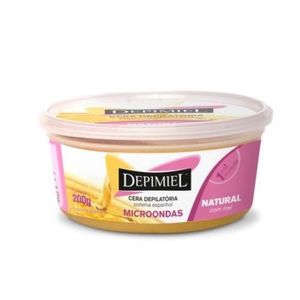 Cera Depilatória Depimiel Natural Para Micro-ondas 200g