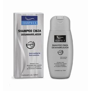 Shampoo Nupill Cinza Desamarelador 120ml