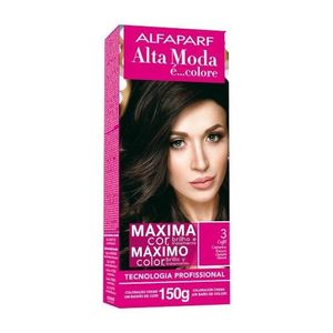 Coloração Creme Alta Moda Alfaparf Cor 3 Castanho Escuro