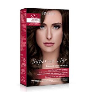 Kit Tonalizante Amend Supéria Color 673 Marrom Quente