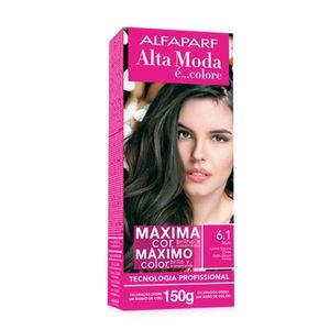 Coloração Creme Alta Moda Alfaparf Cor 6.1 Louro Escuro Cinza