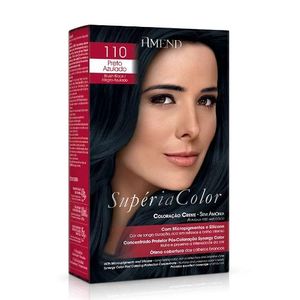 Kit Tonalizante Amend Supéria Color 110 Preto Azulado