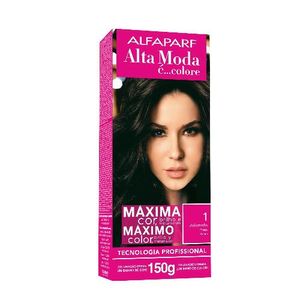 Coloração Creme Alta Moda Alfaparf Cor 1 Preto