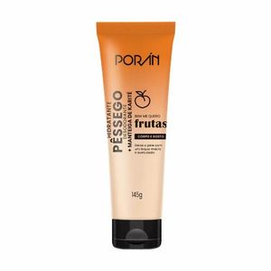 Creme Hidratante Pêssego + Manteiga de Karité Poran 145g