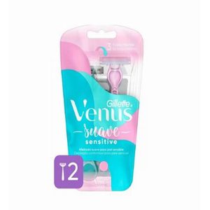 Aparelho de Depilação Gillette Venus 3 Sensitive Com 2 Unidades