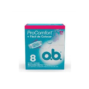 Absorvente Interno O.B Comfort C/8 Mini