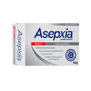 Sabonete Asepxia Neutro Ação Calmante 80g