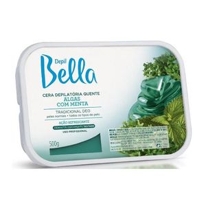 Cera Quente em Barra Depil Bella Algas Com Menta 500g