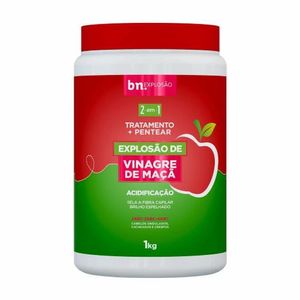 Creme de Pentear Beleza Natural Explosão Vinagre de Maçã 1kg