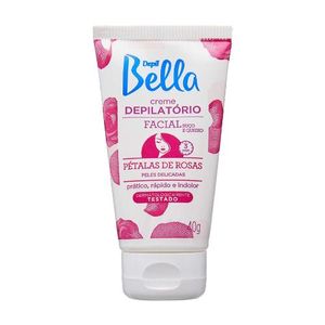 Creme Depilatório Facial Depil Bella Petálas de Rosas 40g