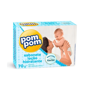 Sabonete Infantil Pom Pom Loção Hidratante 80g