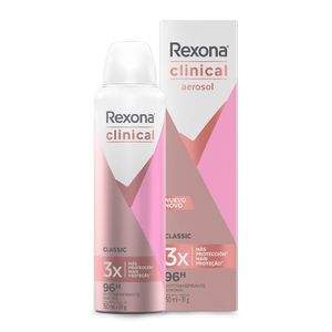 Antitranspirante Rexona Clinical Feminino Aerossol Classic 150ml