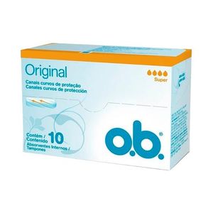 Absorvente Interno O.B. Original Super 10 Unidades