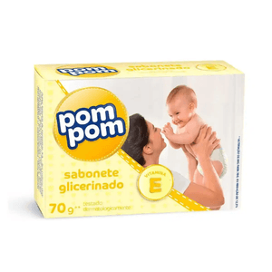 Sabonete Infantil Pom Pom Glicerina 80g