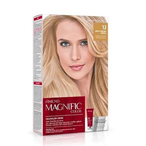 Coloração Creme Amend Magnific Color 12 Louro Claríssimo Natural