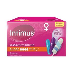 Absorvente Interno Intimus Super com 08 Unidades